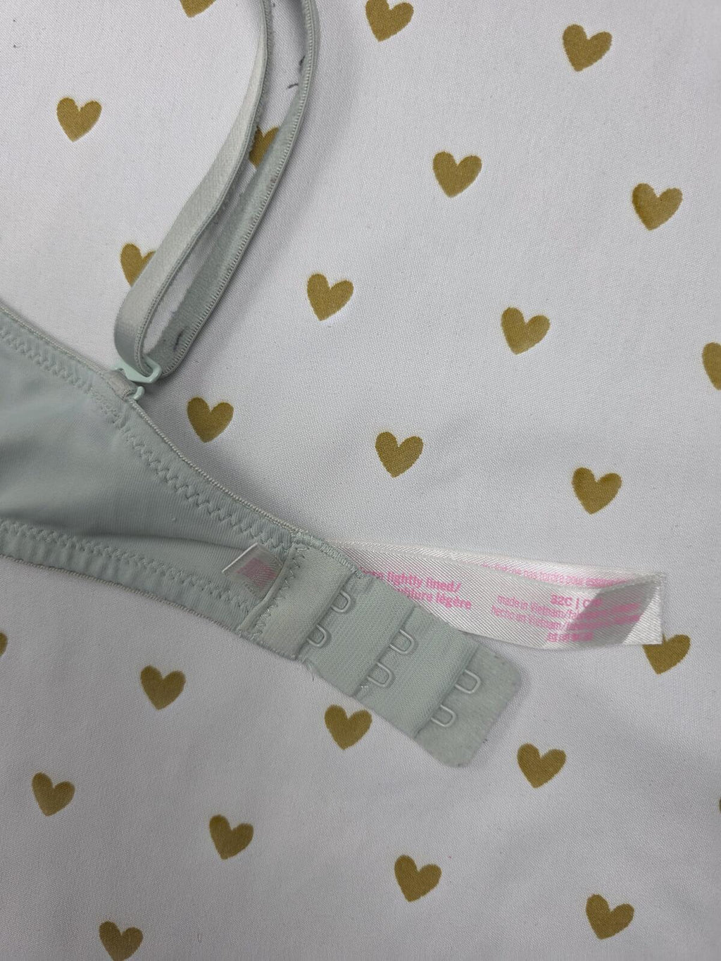 Victorias Secret PINK Wear Everywhere Lightly Lined Bra Mint 32C