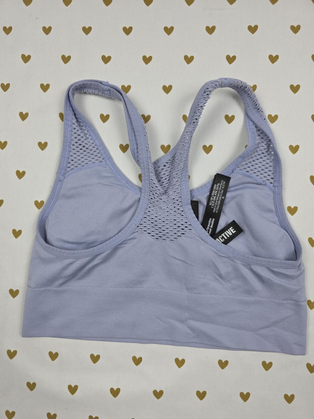 Victorias Secret Pink XS Active Blue Sports Bra Bralette Bra Top Tank