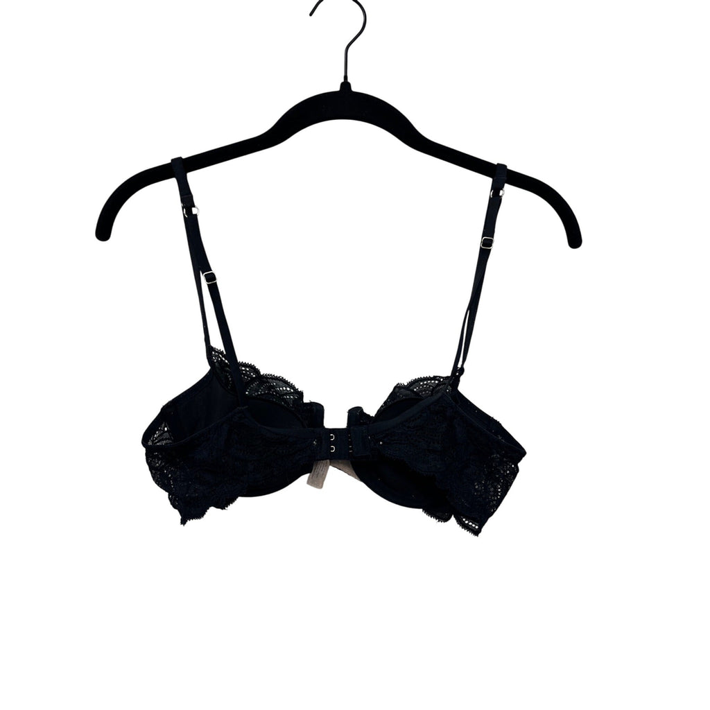 Victorias Secret Very Sexy Black Lace Underwire Bra Size 34B #8748