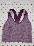 Victorias Secret Pink Active Maroon XS Bralette Bra Top Tank