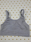 Victorias Secret Pink Stretchy Medium Grey Bralette Bra Top Tank