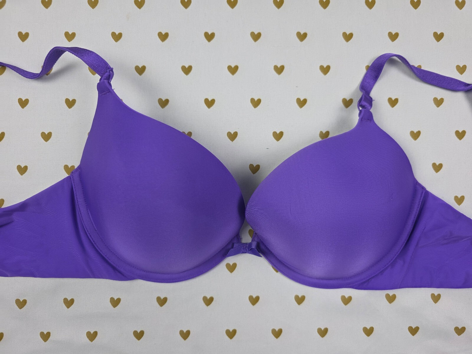 Victorias Secret Purple Soft Push Up Bra 32DD