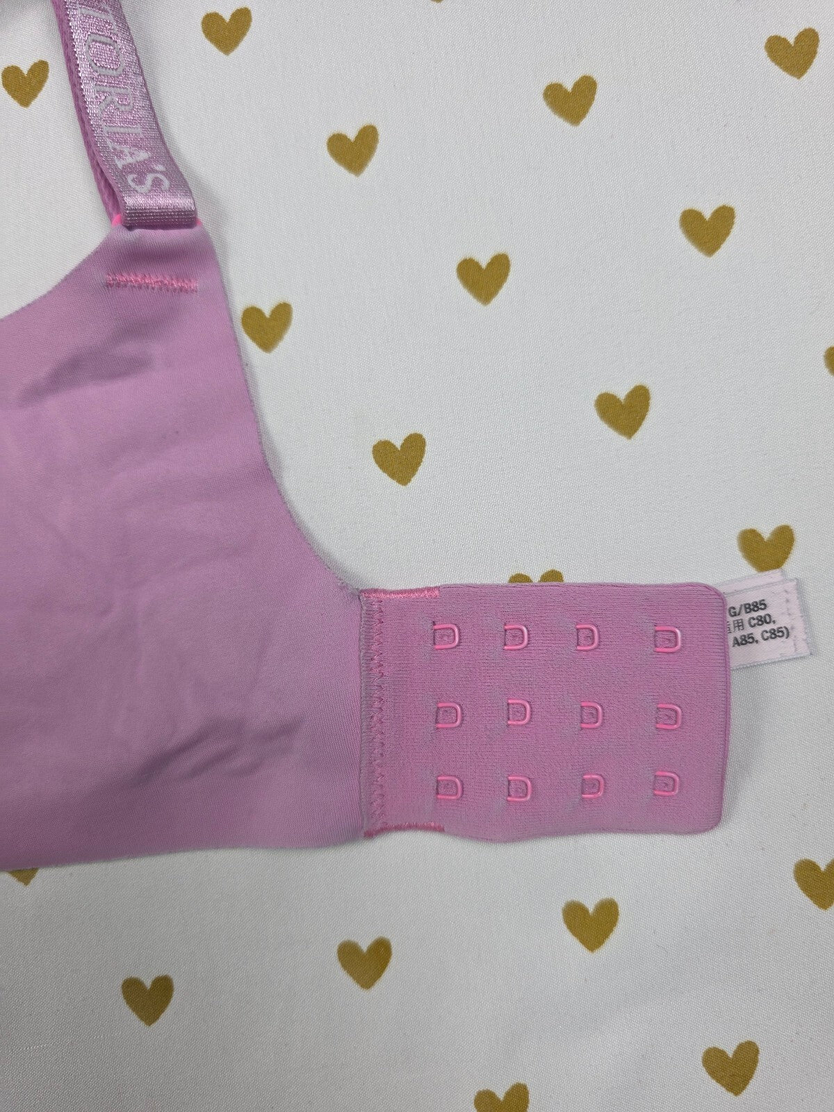 Victorias Secret Stretchy Pink Large Lightly Lined Bralette Bra Top Tank