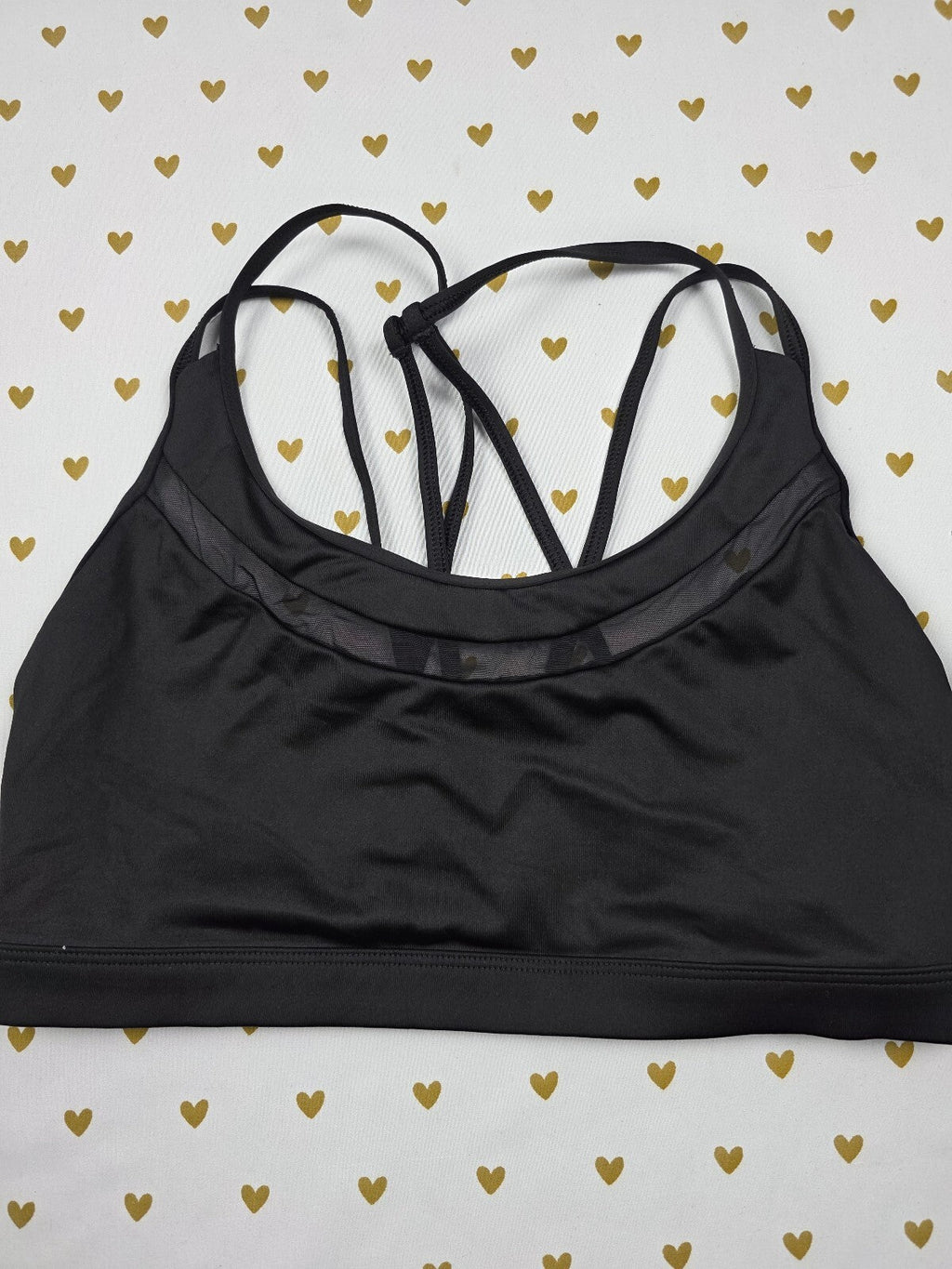 Victorias Secret Black Caged Strappy Large Bralette Bra Top Tank