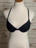 PINK Victoria's Secret lace strappy racerback push-up pigeonnant bra Size 32D